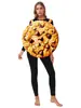 Comida para Hobby de Adulto Disfraz de Cosplay Dulce Rosquilla Papas Fritas Palomitas Pepino Disfraz de Juego de Rol Disfraz para Fiesta de Bromas de Halloween