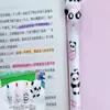 Resaltador de panda de dibujos animados con combinación de colores, estudiante, tres en uno, cabeza oblicua, bolígrafo para cuenta manual, marcador de color, bolígrafo de color para graffiti