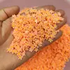 Manicure flor de cinco pétalas joia resina fosca tridimensional flor de cerejeira sólida mini flor branca para unha aplicação diamante decoração atacado