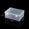 Caja Rectangular de Plástico Transparente de PP Caja para Empaque de Papelería Caja para Componentes Electrónicos Caja para Piezas de Ferretería y Herramientas Caja para Almacenamiento de Juguetes