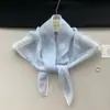 Lenço de Seda Coreano com Borda Branca para Primavera e Outono para Mulheres, Lenço Quadrado Pequeno de Verão 70X70, Cor Sólida, Fashion, Elegante, Versátil, Formato Quadrado