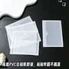 Bolsas para etiquetas de alta calidad con respaldo adhesivo, bolsas transparentes autoadhesivas para tarjetas índice, bolsas para tarjetas de identificación de material para cajas de retorno y etiquetas adhesivas