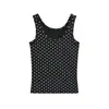 Colete Tricotado Estiloso para Mulheres Verão 2026 Sem Mangas Slim-Fit Simples Versátil Estilo Minimalista Camisa Base