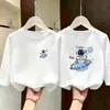 Ropa Nueva Otoño e Invierno 2026 para Bebé Niño Camisetas Algodón Puro Ropa de Otoño Camisetas de Manga Larga para Niños Ropa Interior para Niños Camisetas de Moda