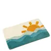 Alfombrilla Antideslizante Gruesa de Microfibra para Baño Xi'An Alfombrilla Absorbente para Suelo de Baño Felpudo Secado Rápido Entrada de Inodoro Hogar