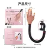 Transfronterizo Nuevo Manicure Manicure Succión Magnética Práctica Mano de Prótesis Modelo Mano Artificial Móvil Mecánico Articulación del Dedo de la Mano Soporte de Mano
