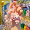 Llavero Cyber Celebrito Sanrio para Mujer Moda Linda Exquisita Resina Muñeca Estéreo Llavero de Coche Colgante para Bolso con Cuentas