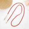 Cordão de Corrente de Couro para Celular Estilo Coreano Inspirado na Chanel, Corrente de Pérolas para Celular, Alça para Capa de Celular, Pingente, Corrente Transversal