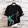 Moda de verano de manga corta para hombre marca 2022 nueva camiseta de media manga para hombre holgada guapa juvenil estudiante camiseta ropa