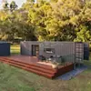 Contêineres Estruturais de Aço Habitáveis de Pequeno Porte, Casas Móveis, Unidades Residenciais Criativas, Pousadas Móveis Externas, Varandas Ensolaradas