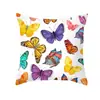 Funda de Almohada para Sofá Serie Mariposa Colorida Nórdica Ultra Suave Estampada Funda de Cojín de Oficina Decoración del Hogar Transfronteriza