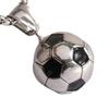 Estilo Esportivo Transfronteiriço Europeu e Americano Personalizado Aço Inoxidável Vintage 19mm Colar de Futebol Criativo Copa do Mundo Versátil Atacado para Mulheres