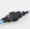 Cabeça tripla RJ45 em estoque transfronteiriça divisor de rede banda larga conector de cabo de rede adaptador um-em-dois