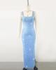 Vestido ceñido de fiesta ligero y lujoso con diamantes de imitación, ajustado, estilo europeo y americano, para mujer, 2025