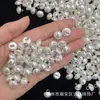 Colgante de semicírculo de perla de imitación con pasador único hecho a mano DIY pendientes no pelables broche joyería accesorios para ropa pendientes