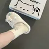 Piao Hong zapatillas versátiles lindas de dibujos animados conejo Miffy de suela gruesa de punta cerrada para mujer, nuevas zapatillas tejidas para otoño e invierno 2026