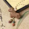 Chaveiro de Contas Perfumadas Popular de Ano Novo para o Ano do Cavalo, Pingente de Celular Atrai-Dinheiro de Boa Sorte, Joias de Estilo Chinês para Atacado