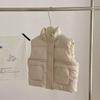 Chaleco de plumón y algodón para niños de otoño e invierno Niñas Niños Nuevo Chaleco Cálido Engrosado Estilo Extranjero Niños de Tamaño Mediano y Grande Chaqueta de Estudiante para Niños