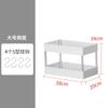 Estante de Almacenamiento Portátil Movible Estante de Almacenamiento de Cocina de Pie Multicapa Estante de Plástico con Ruedas para Baño Inodoro