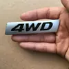 Vehículo todoterreno para coche Tracción en las cuatro ruedas Logo 4WD Pegatina para carrocería 4WD Pegatina para coche modificado 4WD Pegatina decorativa personalizada Logo metálico para la cola del coche