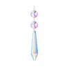 Cadena 38-120mm Perla de Cristal con Punta Lámpara Accesorios DIY Columna Central Cortina de Cuentas Bola Colgante de Cristal Colgante de Boda