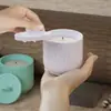 Molde de Silicona para Taza de Cemento de Resina de Cristal DIY, Molde de Silicona de Espejo para Adorno de Taza de Velas de Yeso Creativo