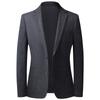 Traje de Cuadros Laishbert para Hombre Otoño e Invierno Nuevo Estilo Coreano Elástico Casual para Hombre Traje Pequeño para Hombre Traje Delgado para Hombre