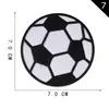 Yuanda nueva serie de parches de tela bordada de fútbol parches de tela bordada para computadora parches bordados accesorios diy parche en stock