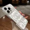 Adequado para Samsung S25Ultra Capa de Celular Magnética com Padrão Inglês Criativo S24 Fe Simples S23/S24 Capa Dura
