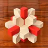 Bloque Kongming de Colores Juguetes de Inteligencia Bola Luban Bloque Kongming Estudiantes Adultos Juguetes de Madera Bola Luban