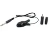 Clip de pastilla para instrumento musical + adaptador 3.5 a 6.5 + adaptador 3.5 hembra a 3.5 hembra accesorios para instrumentos de guitarra