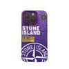 Funda de teléfono de la marca de moda IMD Stone Island para Apple 13, iPhone 14plus/12Promax, etiqueta 11, color plata