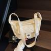 Bolsa de Ombro Versátil Tendência Ins Estilo Coreano Nova Coleção Primavera 2026 Bolsa de Braço Retrô Fashion Casual Bolsa Sela