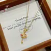 Tienda de Oro Mismo Estilo Caballo Mecedora Dorado con Borla Cadena para Clavícula Juguetona Dopamina para Novia