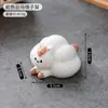 Soporte para Palillos de Cerámica Jingdezhen, Figura de Animal Lindo para el Año del Caballo, Mascota de Té, Decoración de Mesa de Cerámica, Regalo