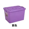 Caja de Almacenamiento Transparente Grande con Tapa Caja para Ropa Caja para Medicamentos Alimentos Grado Alimenticio Caja Giratoria con Ruedas Caja de Almacenamiento de Plástico PP