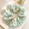 Elásticos de Cabelo Frescos e Doces, Elásticos de Cabelo Coreanos Florais de Renda Estilo Preguiçoso, Fornecimento de Loja de Acessórios, Direto da Fábrica