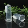 Cepillo de Dientes de Silicona para Dedo de Bebé Más Caja de Almacenamiento Cepillo de Entrenamiento para Bebé Cepillo Limpiador de Recubrimiento Lingual Funda de Dedo de Silicona Cepillo de Dientes
