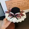Serie de Cumpleaños ~ Sombrero de Pastel de Cereza Pasador de Encaje para el Cabello Foto Aro para el Cabello Creativo Accesorios para el Cabello Lindos para Niños Fiesta