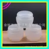 Botella transparente con forma de hongo de 50g set de viaje, incluyendo una botella de crema facial de 50g, una botella de mascarilla de barro de 50g, una botella dispensadora de crema y una botella de crema de manos
