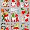 Amazon Transfronteiriço Anões de Natal Vidro Janela Eletrostático Dupla Face Shopping Porta de Vidro Adesivo Decorativo de Janela para Feriado