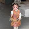 Ropa para Niños Zhe Li Vestido Qipao de Invierno para Niñas 2026 Nuevo Elegante Grueso Estilo Tradicional Chino para Bebés Niñas