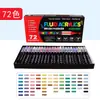 Bestseller transfronterizo caja roja y negra marcadores acrílicos líquidos directos 120/168 colores amplia gama de colores punta suave no traspasa para dibujo a mano