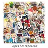 50 pegatinas de graffiti de arroz de laberinto personalizadas de dibujos animados transfronterizos para el día, creativas decorativas para tazas, teléfonos móviles, cuadernos