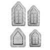 Molde de silicona para portavelas de aromaterapia con forma de casa de amor, ideal para hacer uno mismo, con adornos de cemento y yeso.