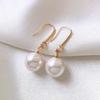 Brincos Casuais e Elegantes de Pérola Zircônia, Brincos de Estilo Francês Elegante e Feminino, Exquisitos e Sofisticados, Brincos de Luxo Acessível