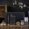 Conjunto de Selos Perfumados Vazados Feitos à Mão em Latão Ferramentas de Selagem Selos Perfumados Stretch Tuo Indoor Household Ailwood Sândalo Selos Forno de Aromaterapia