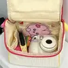 Nueva Bolsa de Maquillaje Linda con Forma de Casa para Mujer, Bolsa de Tocador de Viaje Portátil de Gran Capacidad, Bolsa de Almacenamiento con Compartimentos, Bolso de Mano