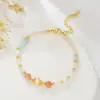 Pulsera Collar de Piedra Shoushan Natural Perla de Agua Dulce Lujo Ligero Personalidad Joyería Versátil de Alta Gama para el Viaje Diario Natural