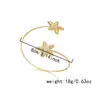 Pulsera Abierta de Estilo Nuevo Transfronterizo Europeo y Americano Estilo Vacaciones en la Playa Estrella de Mar y Cangrejo, Accesorio Metálico Versátil de Moda y Exquisito para Mujeres